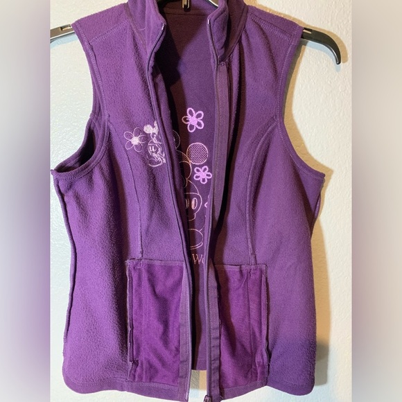 Disney Parks Authentic Original Girl’s Purple Vest Sz M - Picture 9 of 12